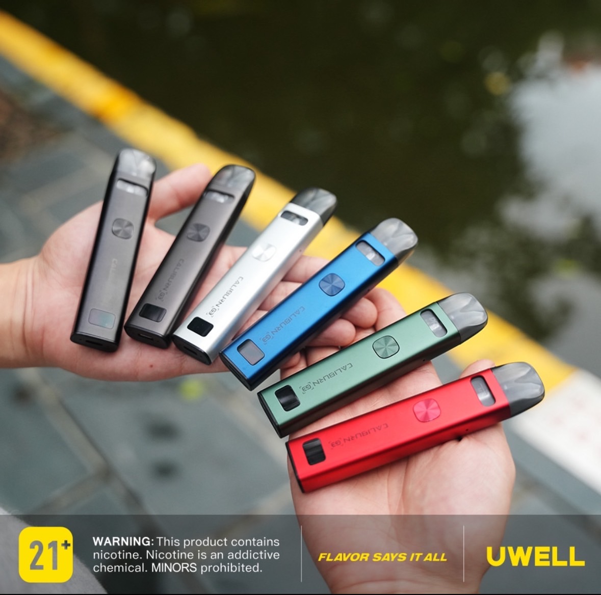 【UWELL CALIBURN 】 G3 KIT 咖哩棒 小煙主機